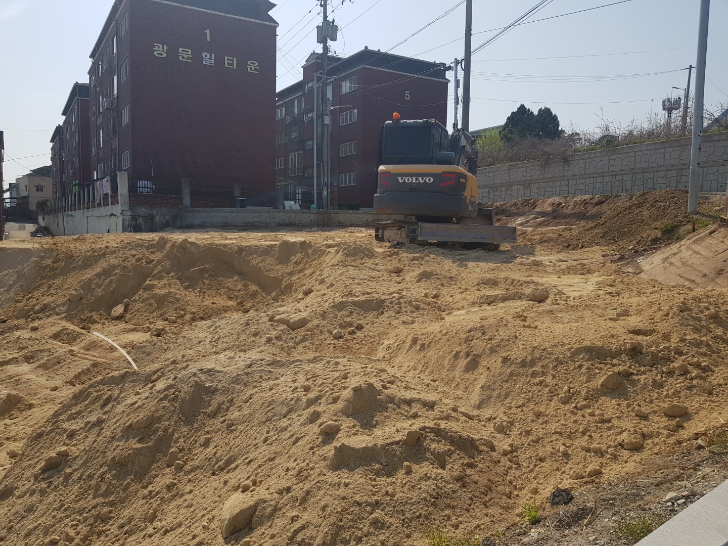 의성 안계면 지반성토 토목공사 시공 사진