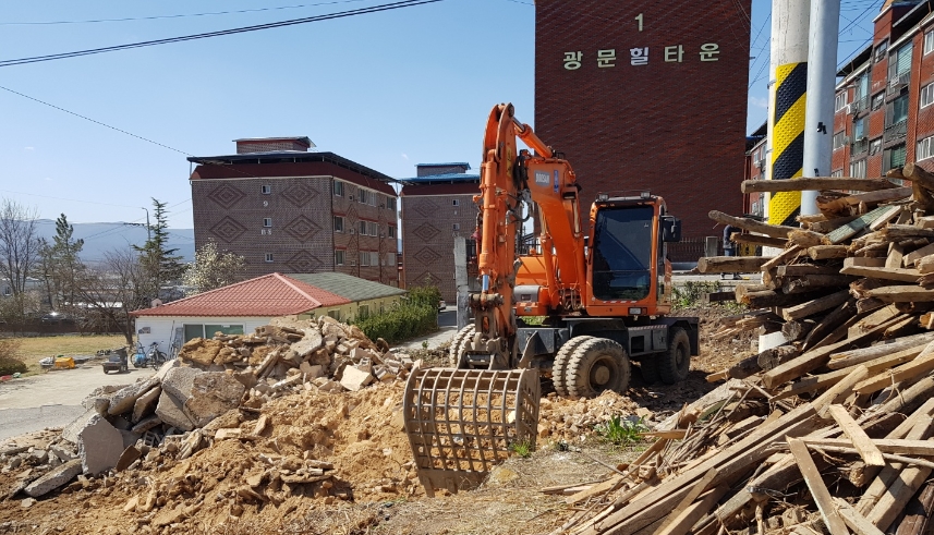 의성 안계면 콘크리트철거 사진