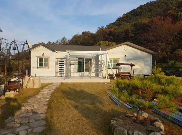 성주리모델링 광성건설 - 성주 주택 증축공사 시공중 사진